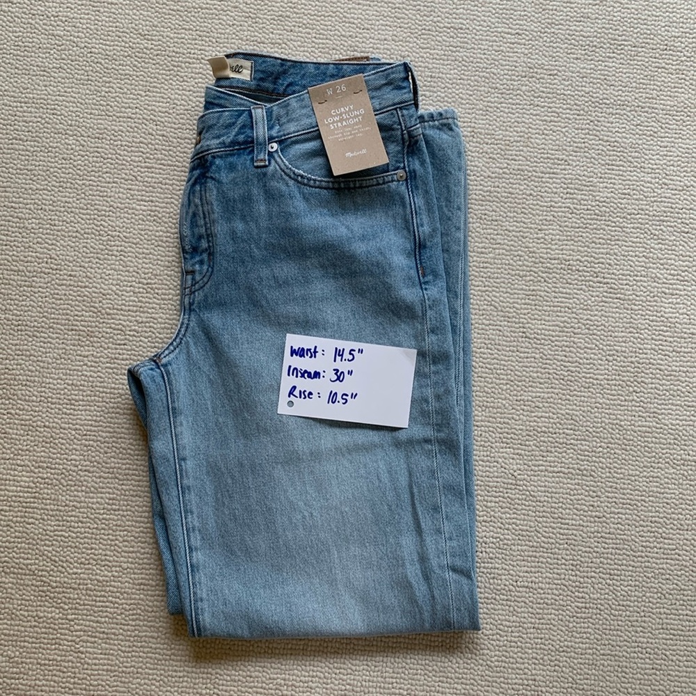 NWT madewell jeans size 26